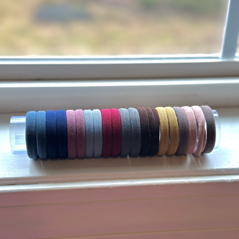 20 pcs Solid Hair Tie